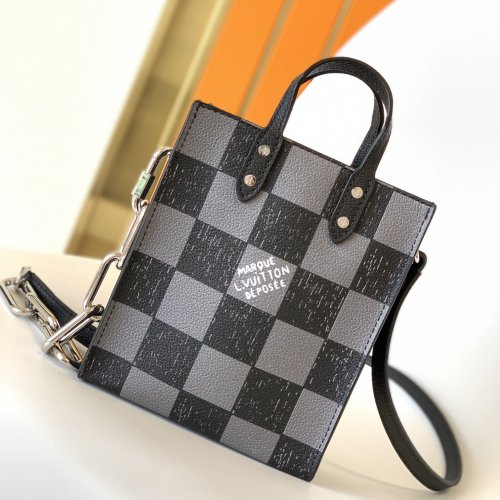 Louis Vuitton Sac Plat XS Other Leathers in Black - Men Bags N60479