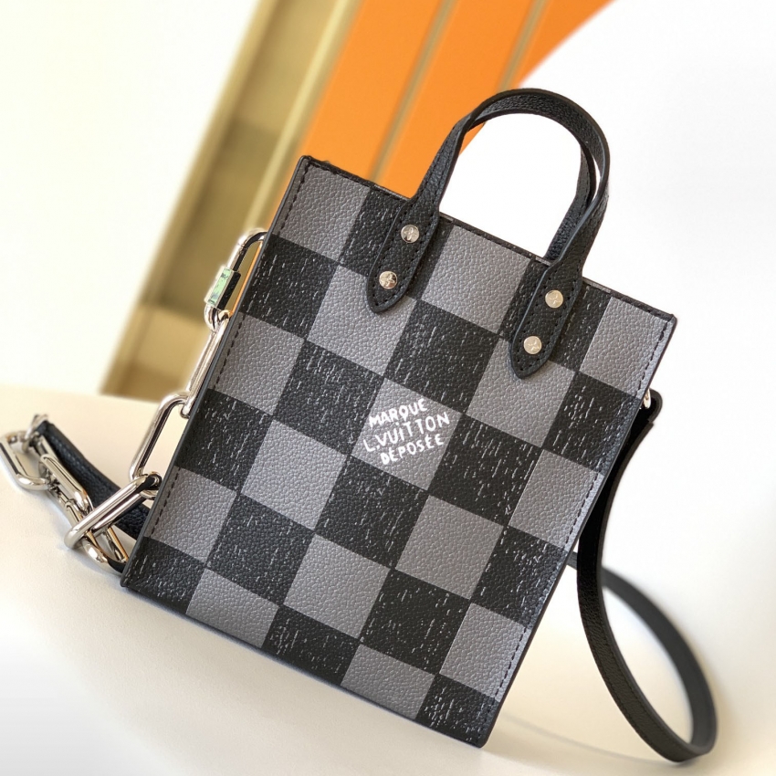 Louis Vuitton Sac Plat XS Other Leathers in Black - Men Bags N60479