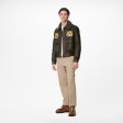 Louis Vuitton Leather Blouson With Tiger Patches in Green - Men - Ready-to-Wear 1A9GAG