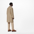 Louis Vuitton Monogram Stripes Belted Coat in Beige - Men - Ready-to-Wear 1A9GBI