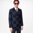 Louis Vuitton Damier Suit Jacket in Blue - Men - Ready-to-Wear 1A9GCW