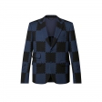Louis Vuitton Damier Suit Jacket in Blue - Men - Ready-to-Wear 1A9GCW