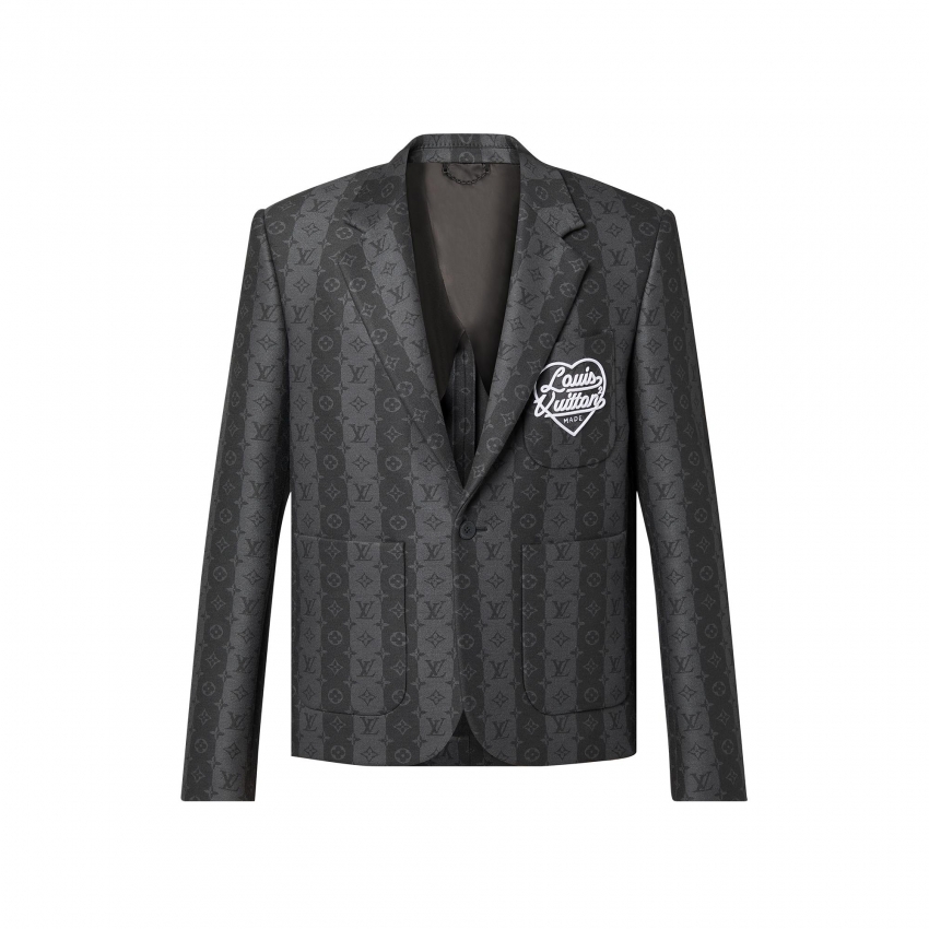 Louis Vuitton Monogram Trunkstripes Pocket Jacket in Grey - Men - Ready-to-Wear 1A9GDA