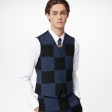 Louis Vuitton Damier Vest in Blue - Men - Ready-to-Wear 1A9GE8