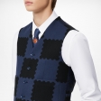 Louis Vuitton Damier Vest in Blue - Men - Ready-to-Wear 1A9GE8