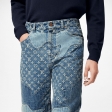 Louis Vuitton Monogram Patchwork Denim Pants in Blue - Men - Ready-to-Wear 1A9GGV