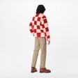 Louis Vuitton Jacquard Damier Fleece Blouson in Red - Men - Ready-to-Wear 1A9GKK