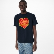 Louis Vuitton Intarsia Jacquard Heart Crewneck in Blue - Men - Ready-to-Wear 1A9GM3