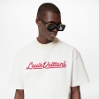 Louis Vuitton Embroidered Louis Vuitton Mockneck Tee in White - Men - Ready-to-Wear 1A9GMO
