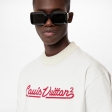 Louis Vuitton Embroidered Louis Vuitton Mockneck Tee in White - Men - Ready-to-Wear 1A9GMO
