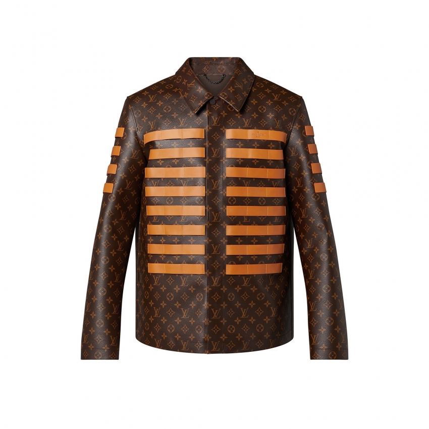 Louis Vuitton Monogram LV Toile Military Jacket in Brown - Men - Ready-to-Wear 1A9GOD