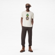 Louis Vuitton Intarsia Jacquard Duck Short-Sleeved Crewneck in White - Men - Ready-to-Wear 1A9GOM