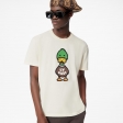 Louis Vuitton Intarsia Jacquard Duck Short-Sleeved Crewneck in White - Men - Ready-to-Wear 1A9GOM
