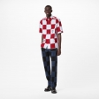 Louis Vuitton Giant Damier Short-Sleeved Shirt in Red - Men - Ready-to-Wear 1A9GS0