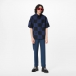 Louis Vuitton Damier Shirt in Blue - Men - Ready-to-Wear 1A9GXW