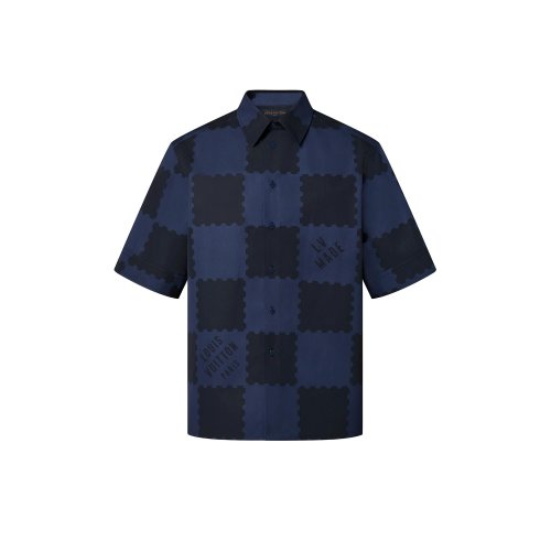 Louis Vuitton Damier Shirt in Blue - Men - Ready-to-Wear 1A9GXW