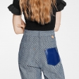 Louis Vuitton Mini Checkerboard Denim Carrot Pants in Blue - Women - Ready-to-Wear 1A9KU1