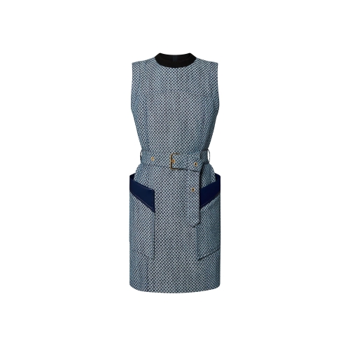 Louis Vuitton Mini Checkerboard Denim Dress in Blue - Women - Ready-to-Wear 1A9KUK