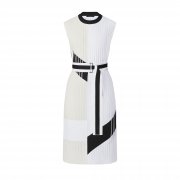 Louis Vuitton Color-Blocked Knit Dress in White - Women - Ready-to-Wear 1A9NNF