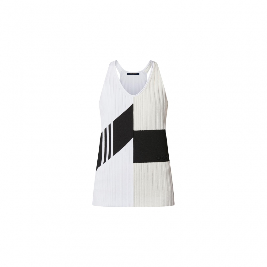 Louis Vuitton Color-Blocked Knit Top in White - Women - Ready-to-Wear 1A9NNT