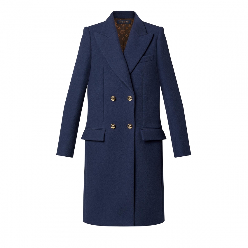 Louis Vuitton Nautical Masculine Coat in Blue - Women - Ready-to-Wear 1A9NSD