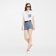 Louis Vuitton Monogram Jacquard Denim Mini Shorts in Blue - New - For Women 1A9NXA
