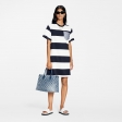 Louis Vuitton Striped Monogram Pocket T-Shirt Dress in Blue - Women - Ready-to-Wear 1A9NYU