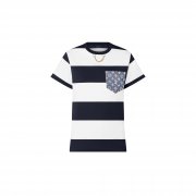 Louis Vuitton Striped Monogram Pocket T-Shirt in Blue - Women - Ready-to-Wear 1A9NZ1