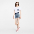 Louis Vuitton Monogram Pocket T-Shirt in White - Women - Ready-to-Wear 1A9OF1