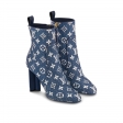 Louis Vuitton Silhouette Ankle Boot in Blue - Women - Shoes 1A9PY0