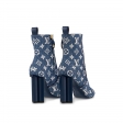 Louis Vuitton Silhouette Ankle Boot in Blue - Women - Shoes 1A9PY0