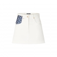 Louis Vuitton Monogram Pocket Mini Skirt in White - Women - Ready-to-Wear 1A9QSO