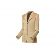 Louis Vuitton Lambskin Accent Fitted Blazer in Beige - Women - Ready-to-Wear 1A9SMX