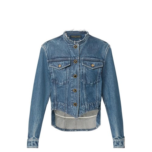 Louis Vuitton Short Denim Tailcoat Jacket - Women - Ready-to-Wear 1AA8ME Louis Vuitton Short Denim Tailcoat Jacket - Women - Ready-to-Wear 1AA8ME