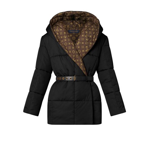 Louis Vuitton Short Pillow Puffer Wrap Coat - Women - Ready-to-Wear 1AA8YB