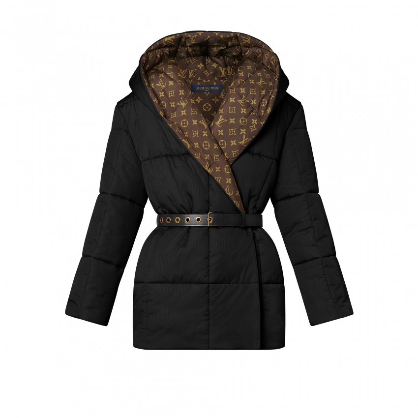 Louis Vuitton Short Pillow Puffer Wrap Coat - Women - Ready-to-Wear 1AA8YB