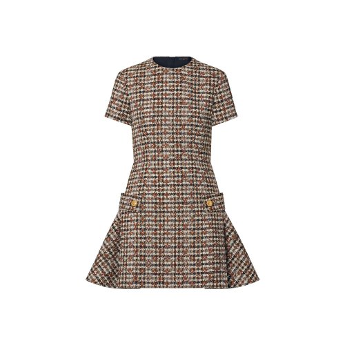 Louis Vuitton Monogram Tweed Skater Dress - Women - Ready-to-Wear 1AA948