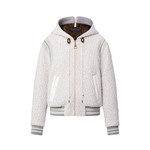 Louis Vuitton Lurex Tweed Varsity Bomber Jacket - Women - Ready-to-Wear 1AA9Q4 Louis Vuitton Lurex Tweed Varsity Bomber Jacket - Women - Ready-to-Wear 1AA9Q4