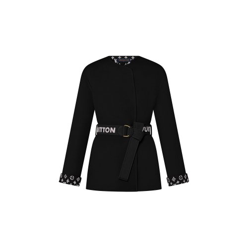 Louis Vuitton Signature Short Double Face Wrap Coat - Women - Ready-to-Wear 1AAAWJ