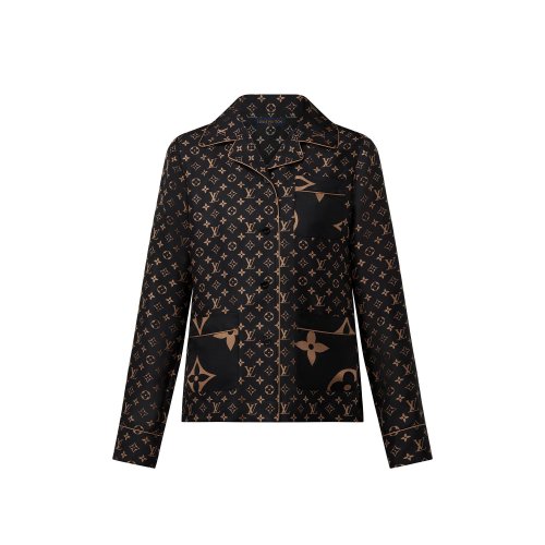 Louis Vuitton Mixed Monogram Pajama Shirt - Women - Ready-to-Wear 1AAG9T