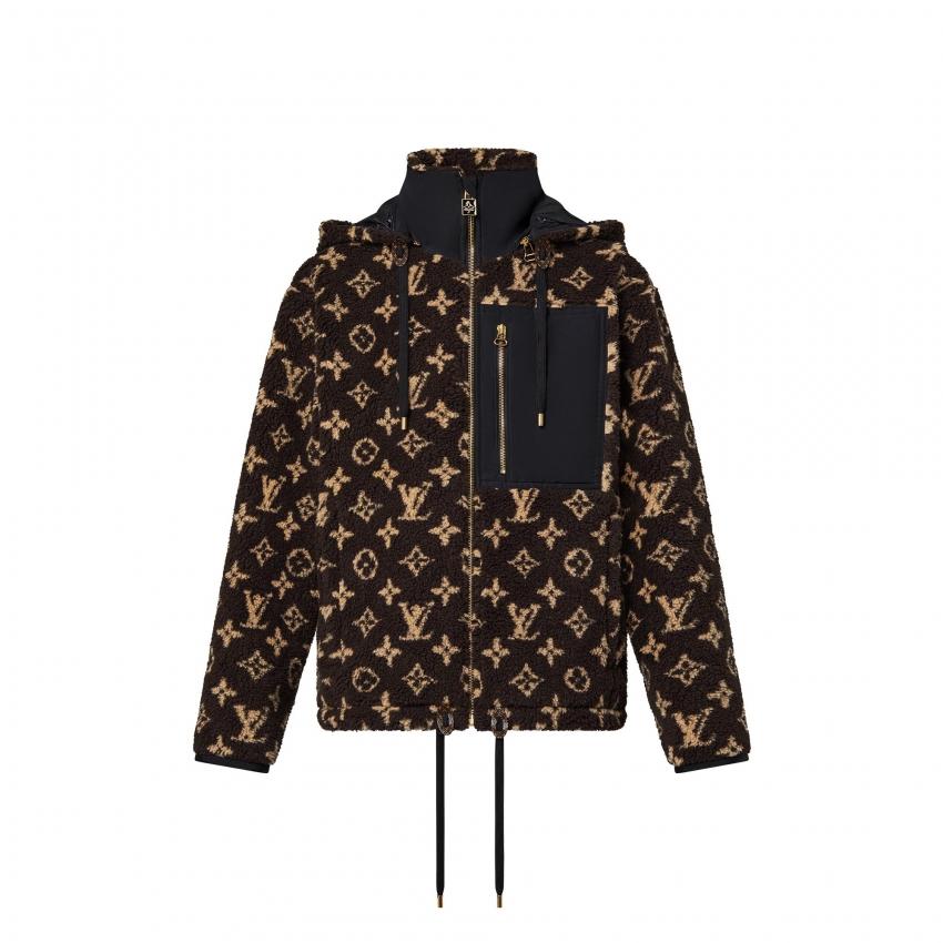 Louis Vuitton Monogram Fleece Parka - Women - Ready-to-Wear 1AAKAU