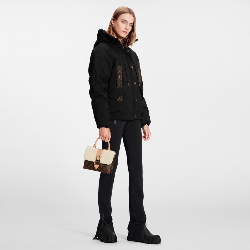 Louis Vuitton Monogram Accent Parka - Women - Ready-to-Wear 1AAKB2