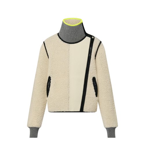 Louis Vuitton Shearling-Effect Zip-Up Jacket - Women - Ready-to-Wear 1AAKGD S