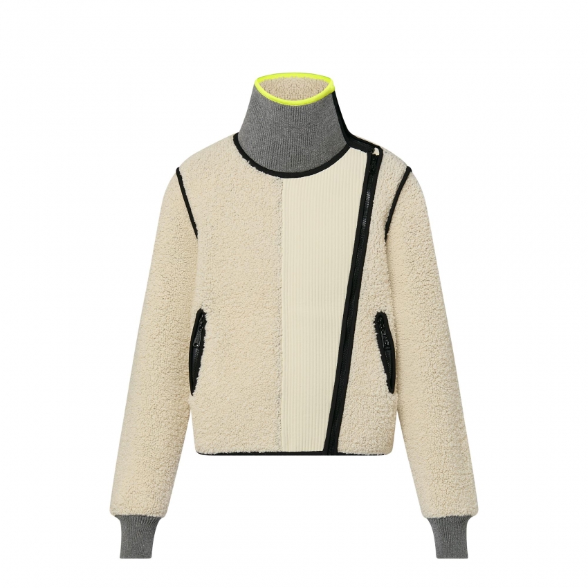 Louis Vuitton Shearling-Effect Zip-Up Jacket - Women - Ready-to-Wear 1AAKGD S