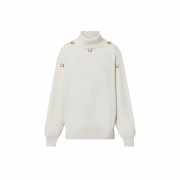 Louis Vuitton D-Ring Turtleneck Sweater - Women - Ready-to-Wear 1AAL8A Milk White