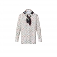 Louis Vuitton Vintage Flower Scarf Monogram Shirt - Women - Ready-to-Wear 1AALS5