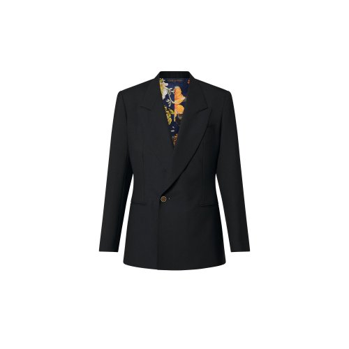 Louis Vuitton Asymmetrical Single-Breasted Blazer - Women - Ready-to-Wear 1AALUS
