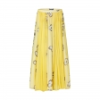 Louis Vuitton Floral Fluid Silk Chiffon Midi Skirt - Women - Ready-to-Wear 1AAMNM