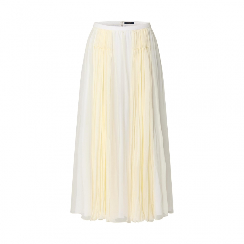 Louis Vuitton Fluid Silk Chiffon Midi Skirt - Women - Ready-to-Wear 1AAMNT