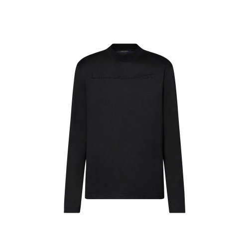 Louis Vuitton LV 3D Embroidered Long-Sleeved Tshirt - Men - Ready-to-Wear 1AATB6